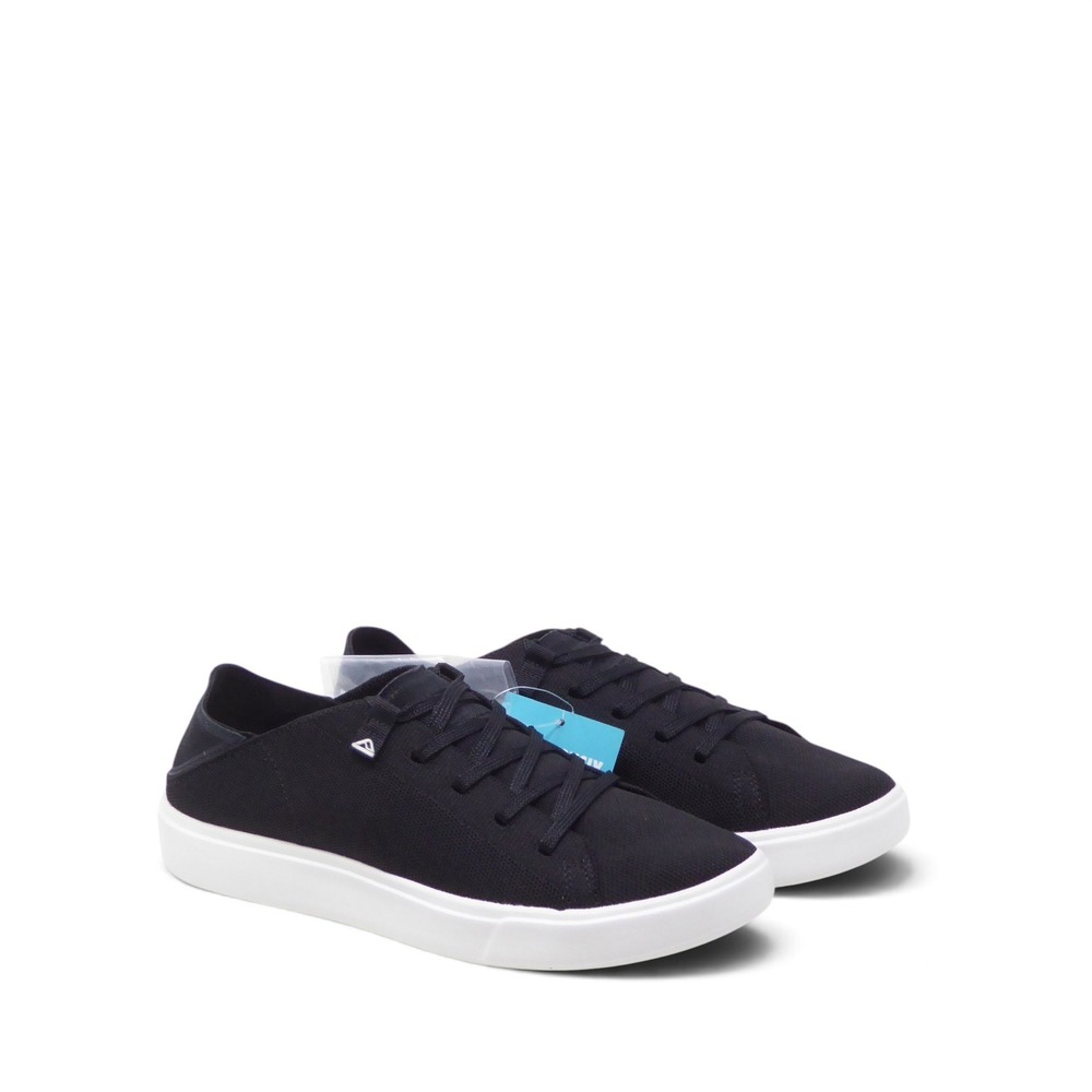 Reef Mens Terramar Sneakers Black Knit Slip On Fold Down Heel 9